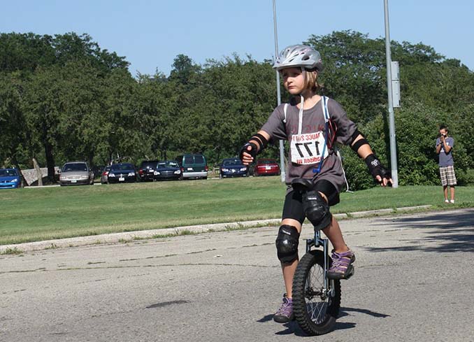 Unicycling is beneficial for kids